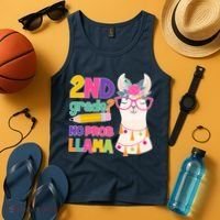 2nd Grade? No Prob Llama Tank Top thumb 4