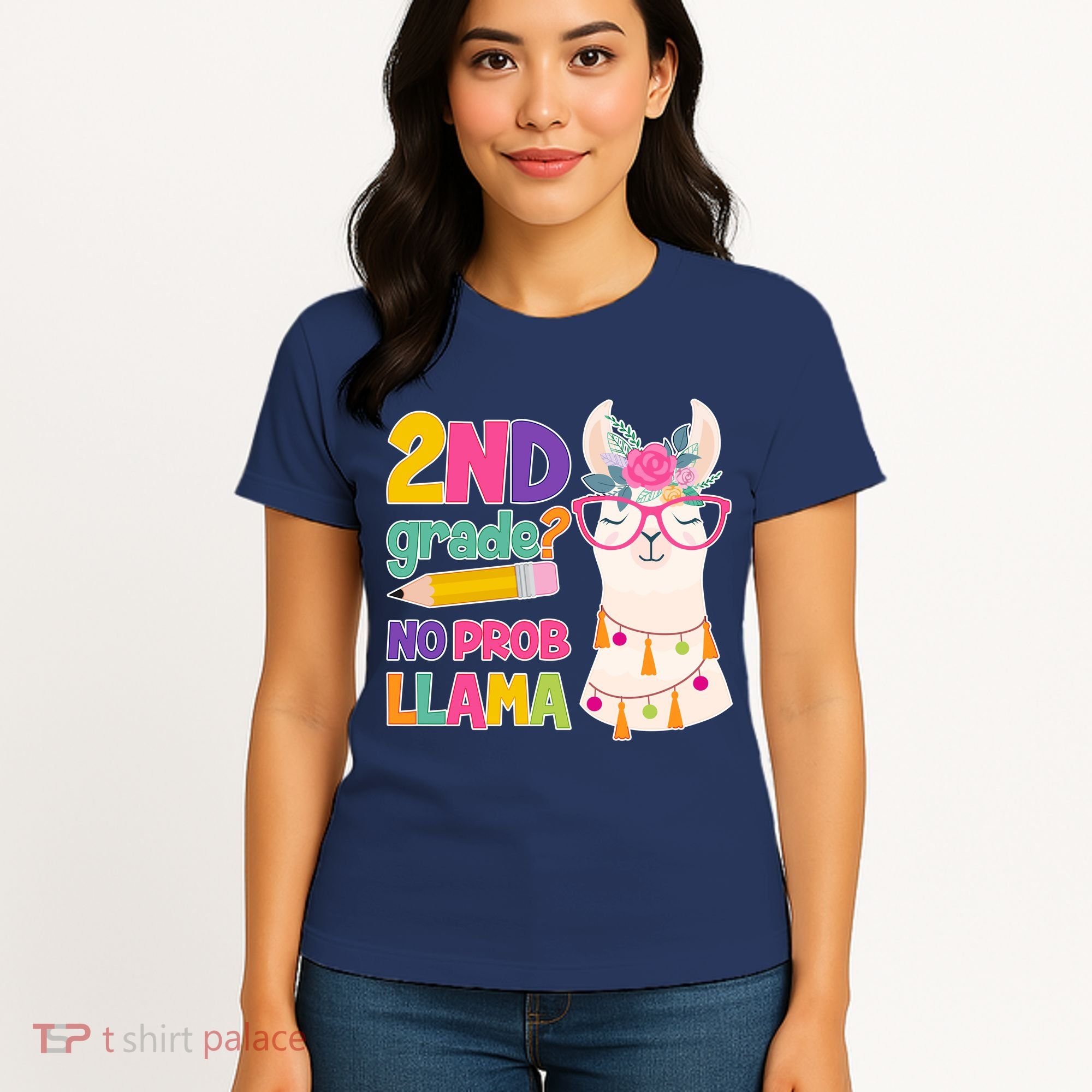 2nd Grade? No Prob Llama Women's T-Shirt