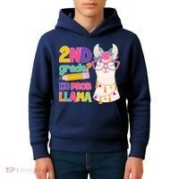 2nd Grade? No Prob Llama Kids Hoodie thumb 4