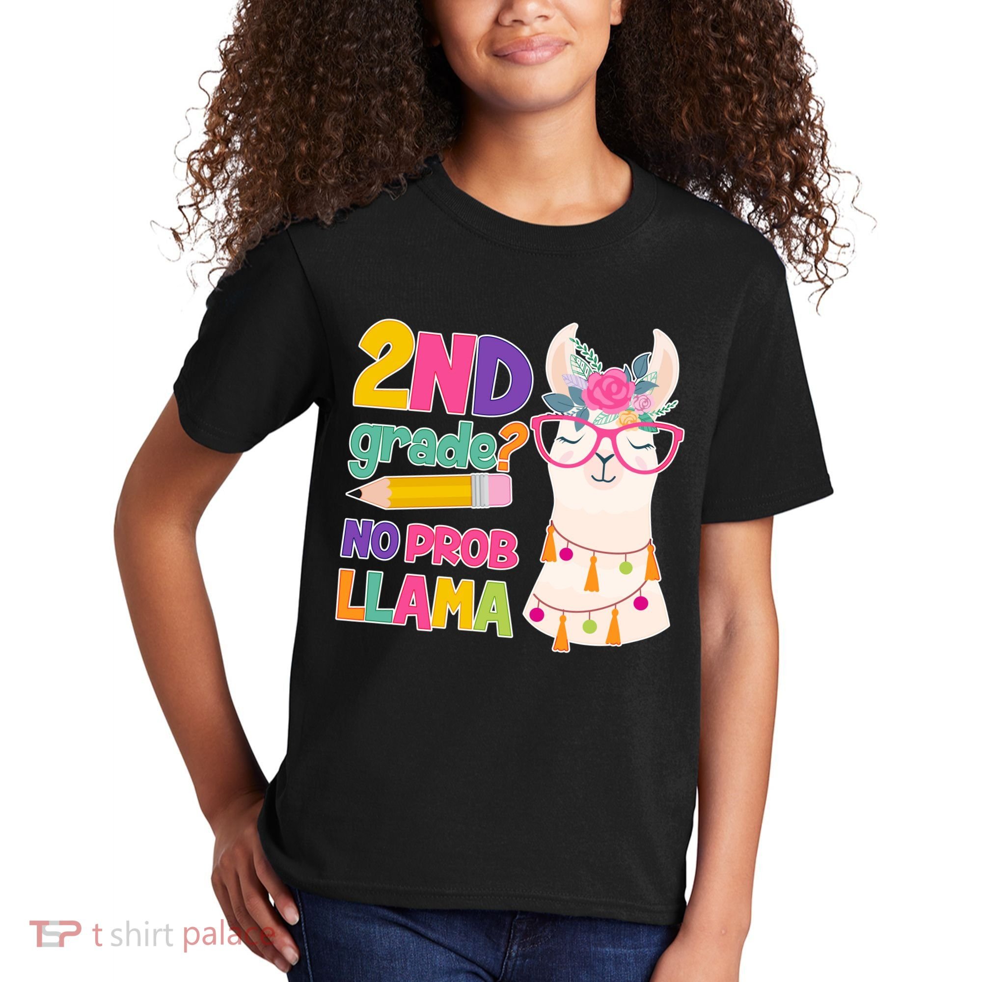 2nd Grade? No Prob Llama Kids T-Shirt