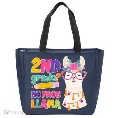 2nd Grade? No Prob Llama Tote Bag