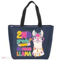 2nd Grade? No Prob Llama Tote Bag thumb 0