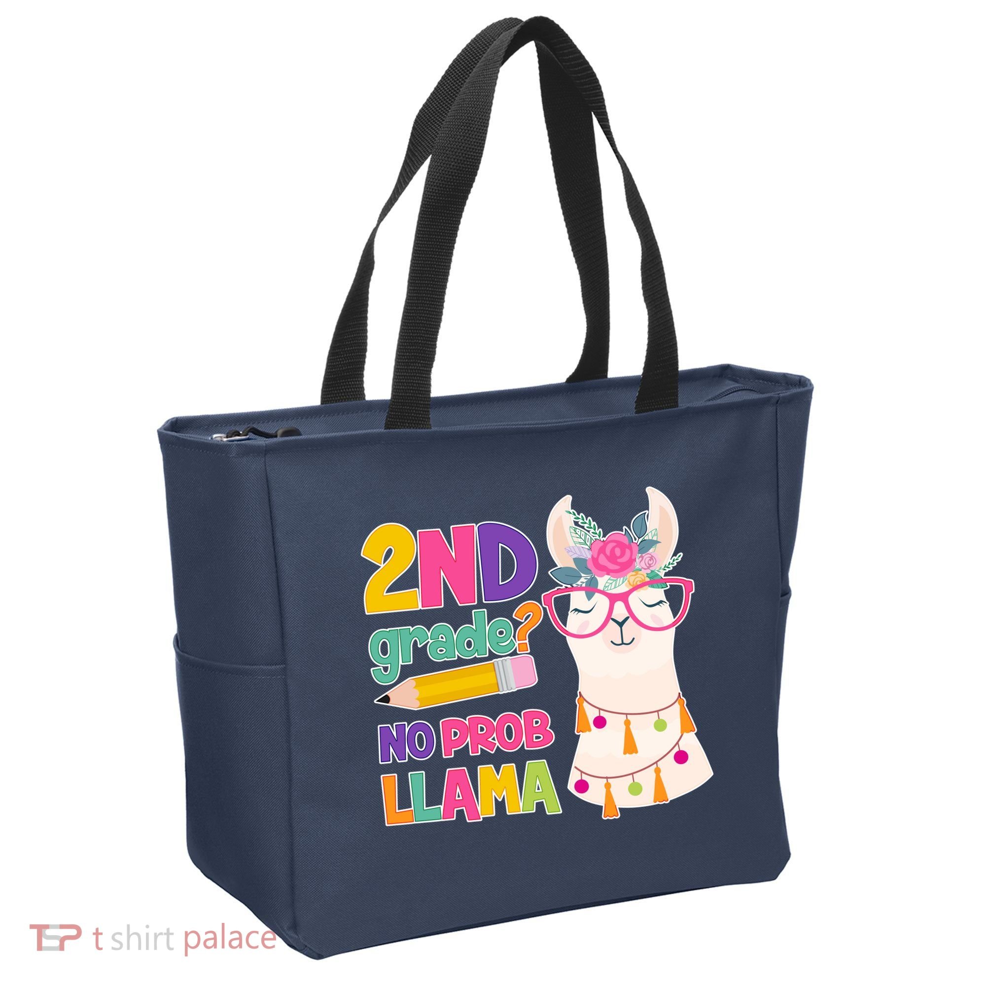 2nd Grade? No Prob Llama Tote Bag