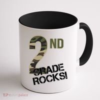 2nd Grade Rocks Camo Coffee Mug thumb 1