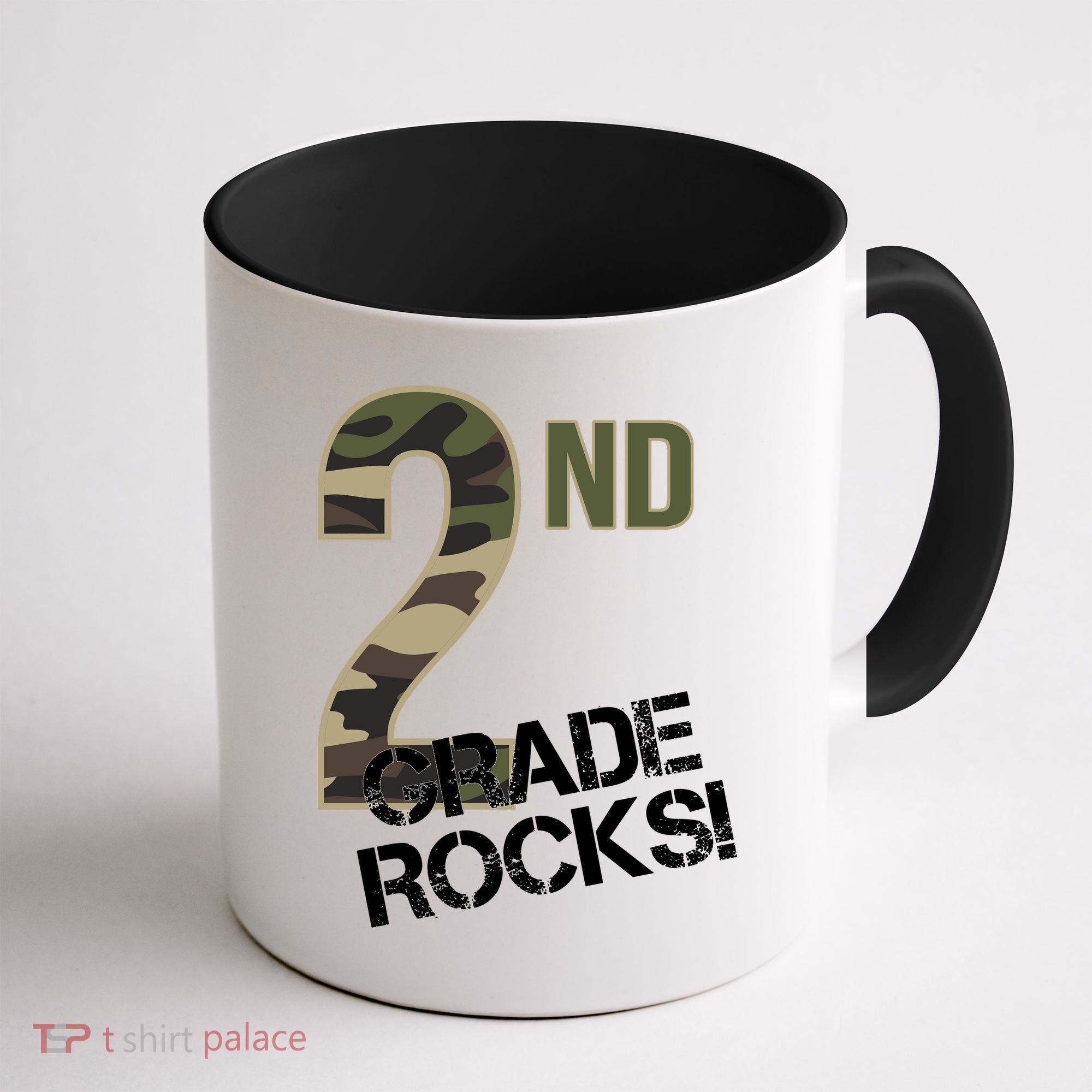 2nd Grade Rocks Camo Coffee Mug