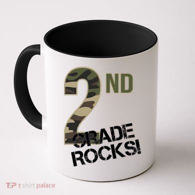 2nd Grade Rocks Camo Coffee Mug