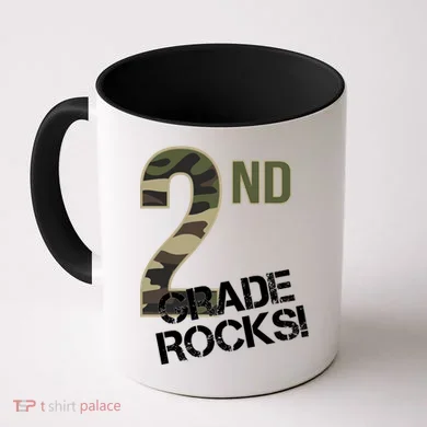 2nd Grade Rocks Camo Coffee Mug