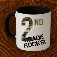 2nd Grade Rocks Camo Coffee Mug thumb 2