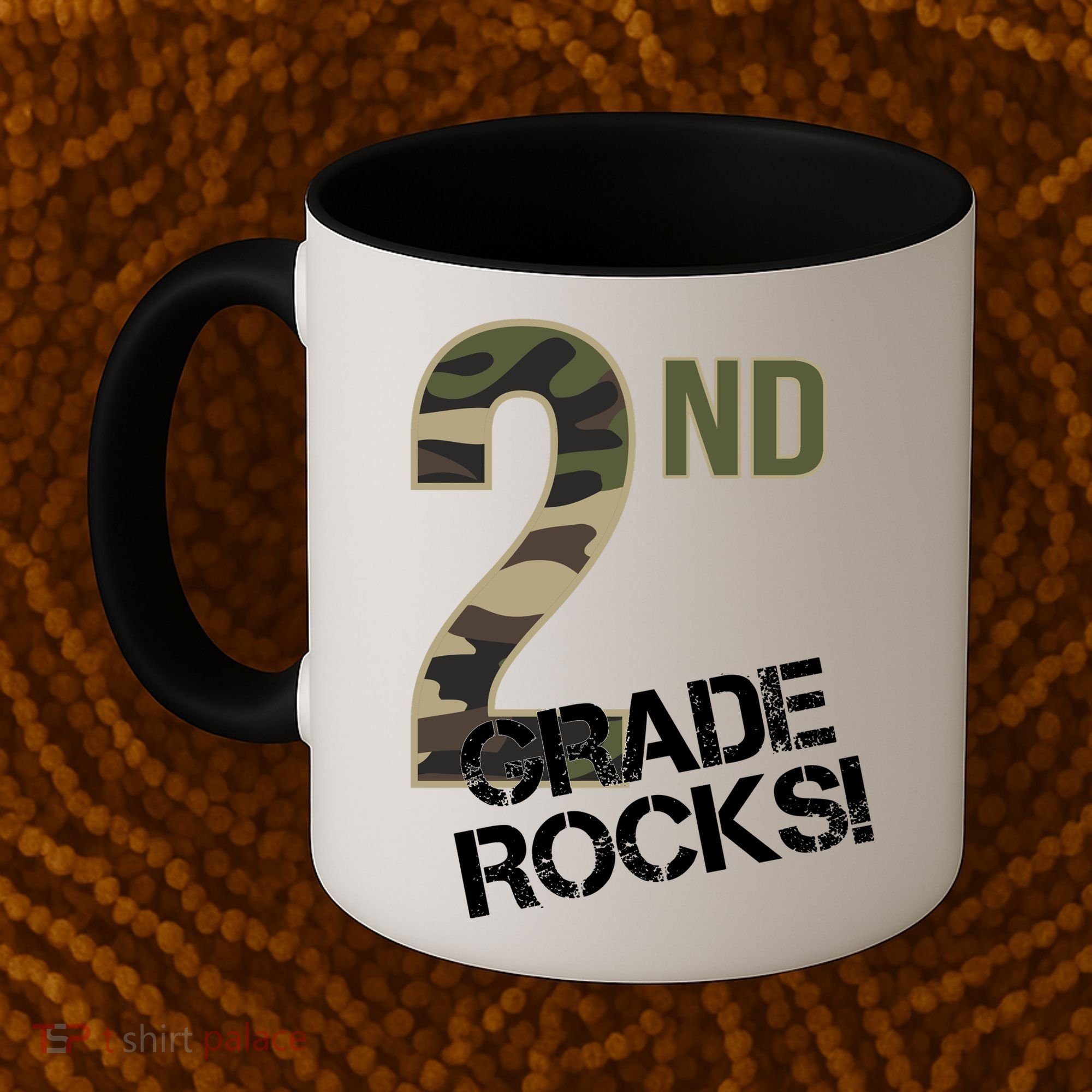 2nd Grade Rocks Camo Coffee Mug