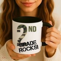 2nd Grade Rocks Camo Coffee Mug thumb 3