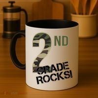 2nd Grade Rocks Camo Coffee Mug thumb 4