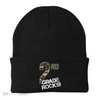 2nd Grade Rocks Camo Beanie thumb 0