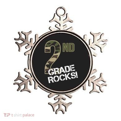 2nd Grade Rocks Camo Ornament