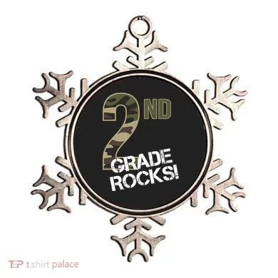 2nd Grade Rocks Camo Ornament