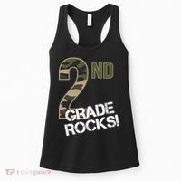 2nd Grade Rocks Camo Women's Tank Top thumb 0