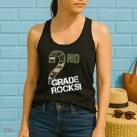 2nd Grade Rocks Camo Women's Tank Top thumb 2