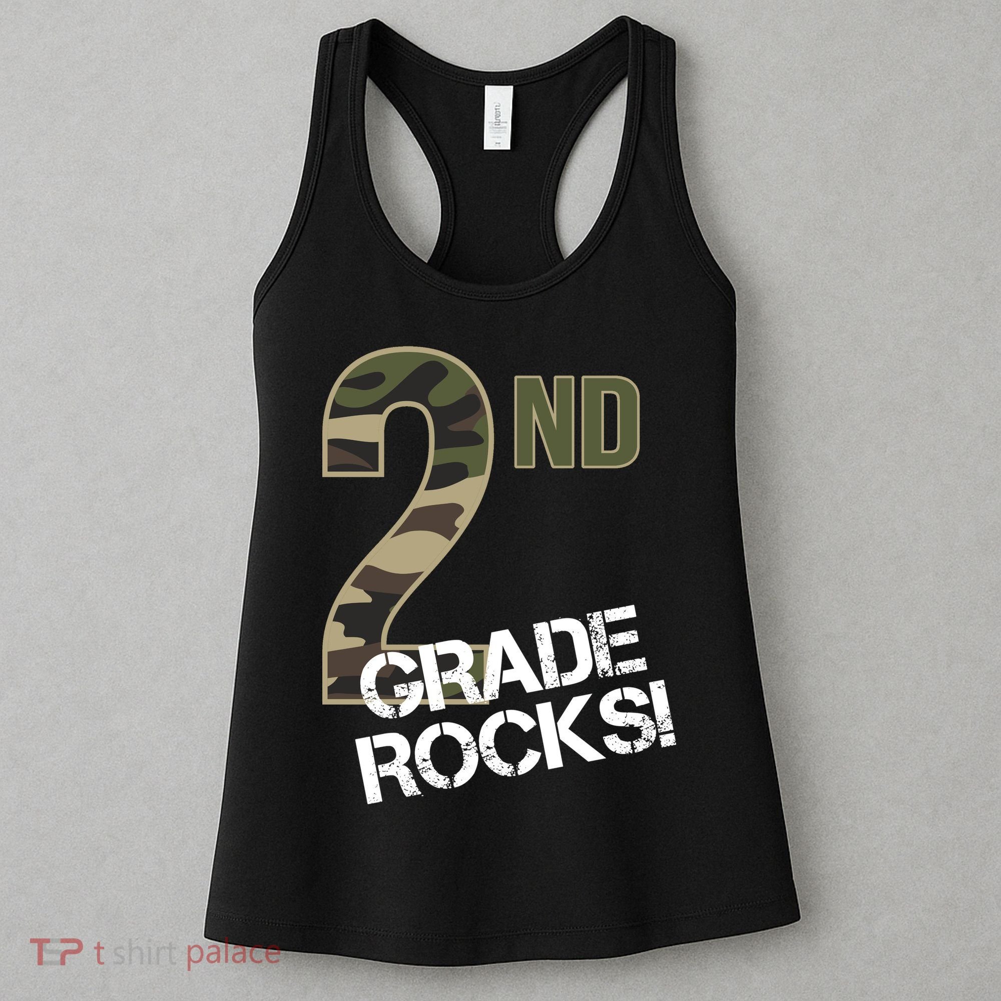 2nd Grade Rocks Camo Women's Tank Top