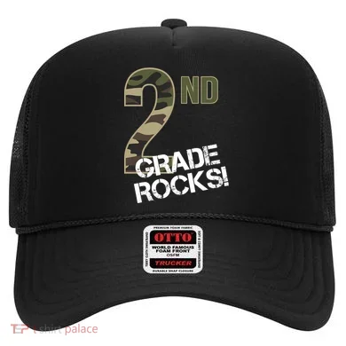 2nd Grade Rocks Camo Hat