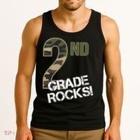 2nd Grade Rocks Camo Tank Top thumb 3
