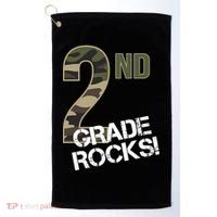 2nd Grade Rocks Camo Golf Towel thumb 0