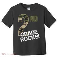 2nd Grade Rocks Camo Toddler T-Shirt thumb 0