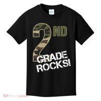 2nd Grade Rocks Camo Kids T-Shirt thumb 0