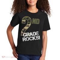 2nd Grade Rocks Camo Kids T-Shirt thumb 2