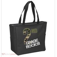 2nd Grade Rocks Camo Tote Bag thumb 2