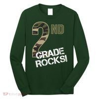 2nd Grade Rocks Camo Long Sleeve Shirt thumb 0