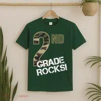 2nd Grade Rocks Camo T-Shirt thumb 2