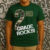 2nd Grade Rocks Camo T-Shirt thumb 3