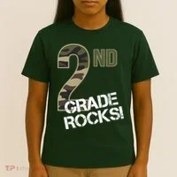 2nd Grade Rocks Camo T-Shirt thumb 4