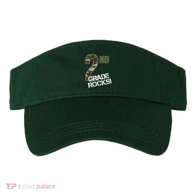 2nd Grade Rocks Camo Visor