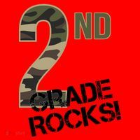 2nd Grade Rocks Camo Santa Hat thumb 1
