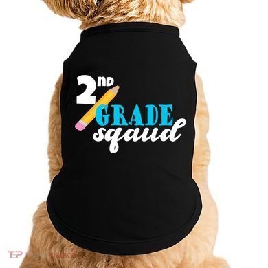 2nd Grade Squad School Pencil Doggie Tank