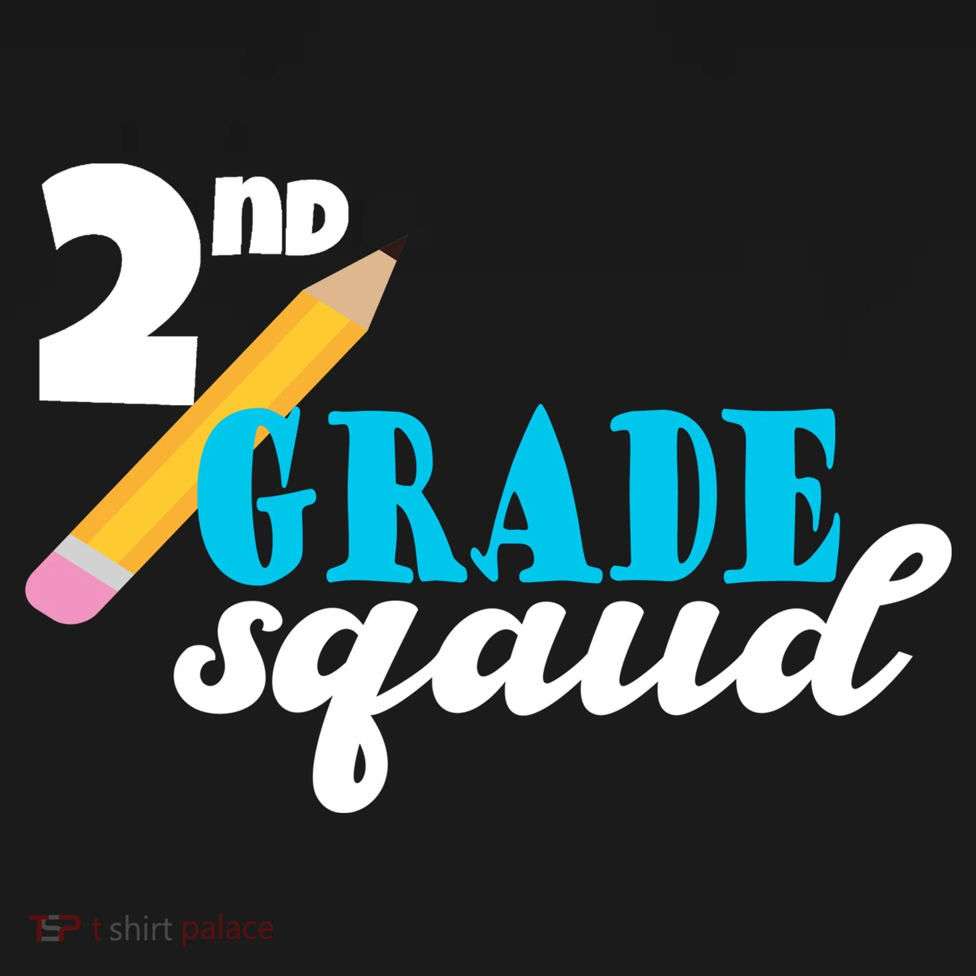 2nd Grade Squad School Pencil Doggie Tank