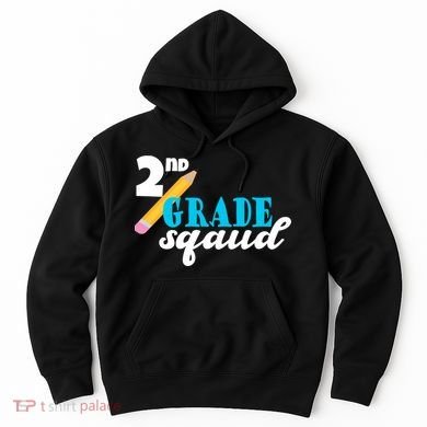 2nd Grade Squad School Pencil Hoodie