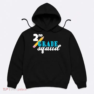 2nd Grade Squad School Pencil Hoodie