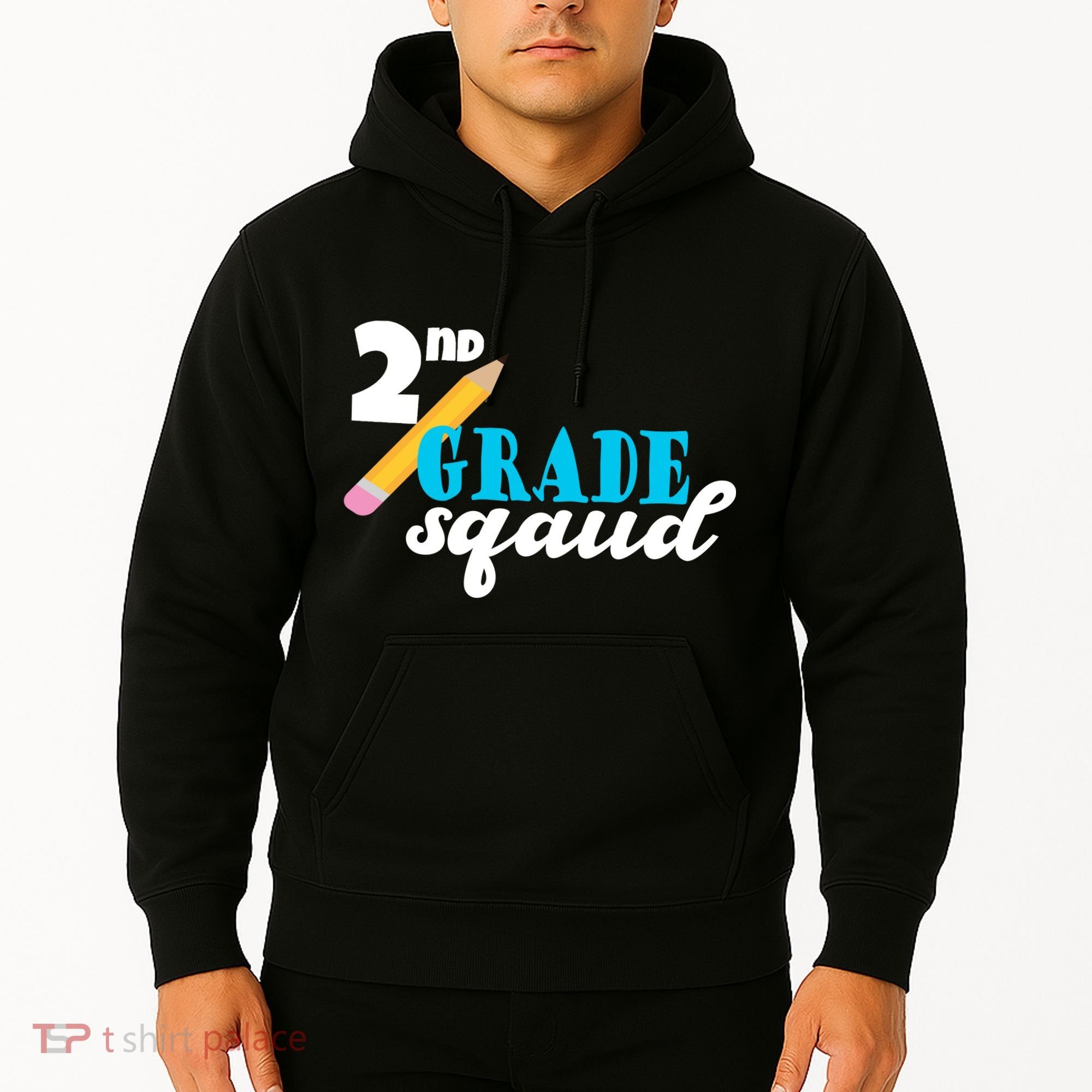 2nd Grade Squad School Pencil Hoodie