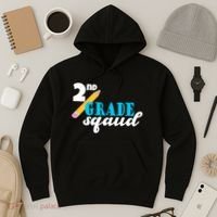 2nd Grade Squad School Pencil Hoodie thumb 3