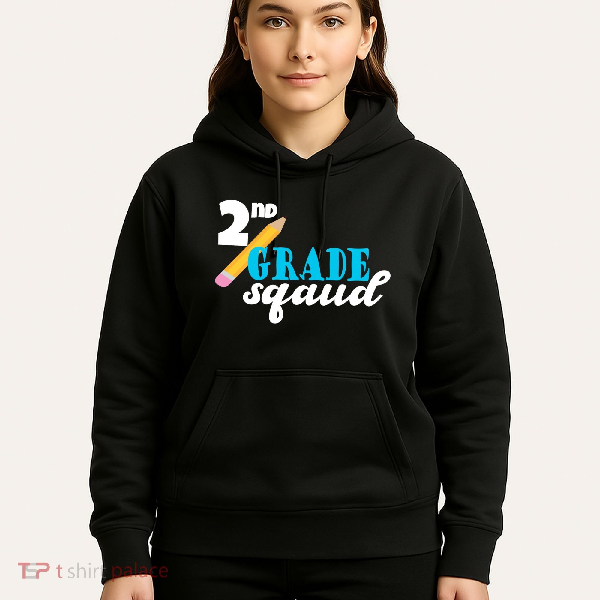 2nd Grade Squad School Pencil Hoodie