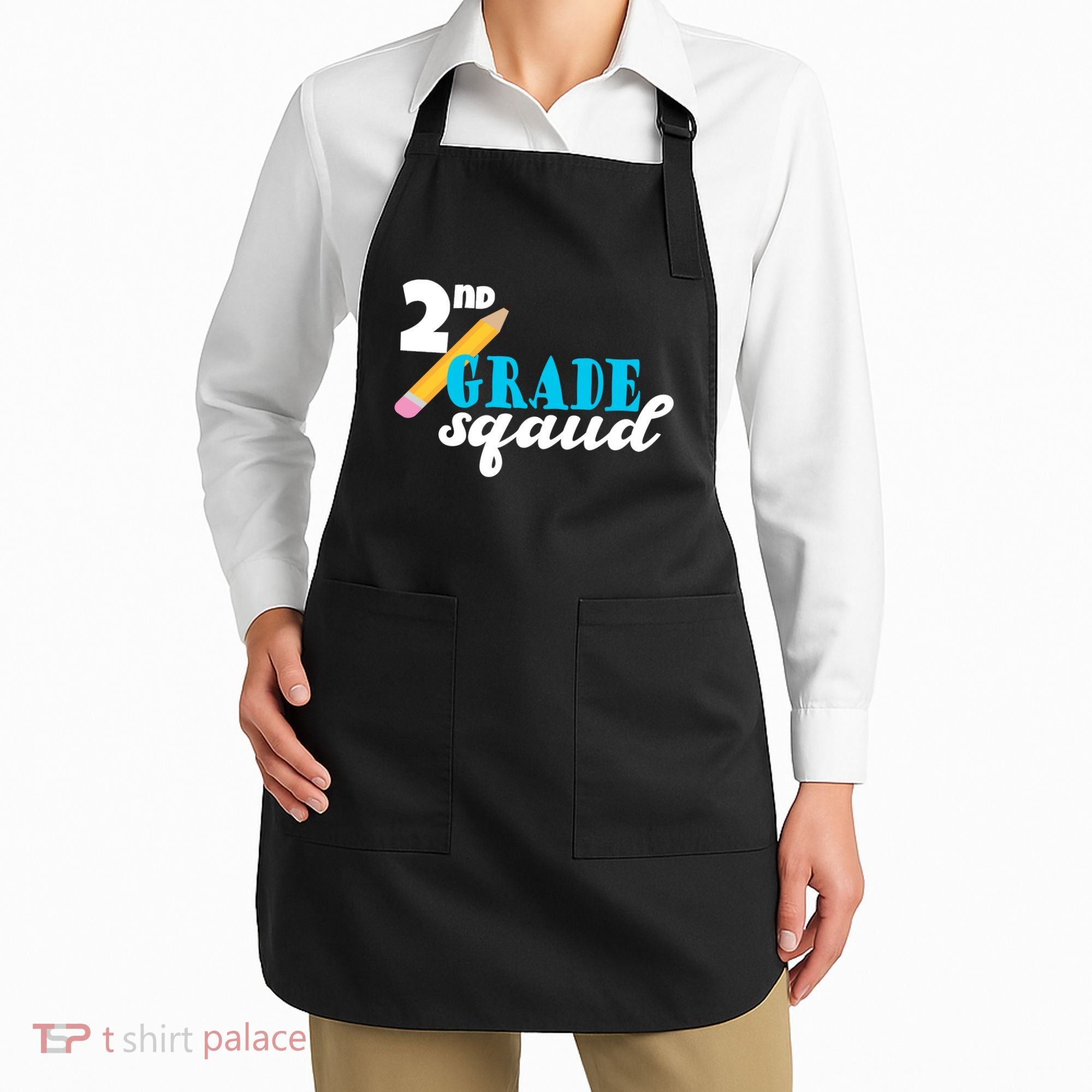2nd Grade Squad School Pencil Apron