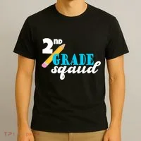2nd Grade Squad School Pencil T-Shirt thumb 3