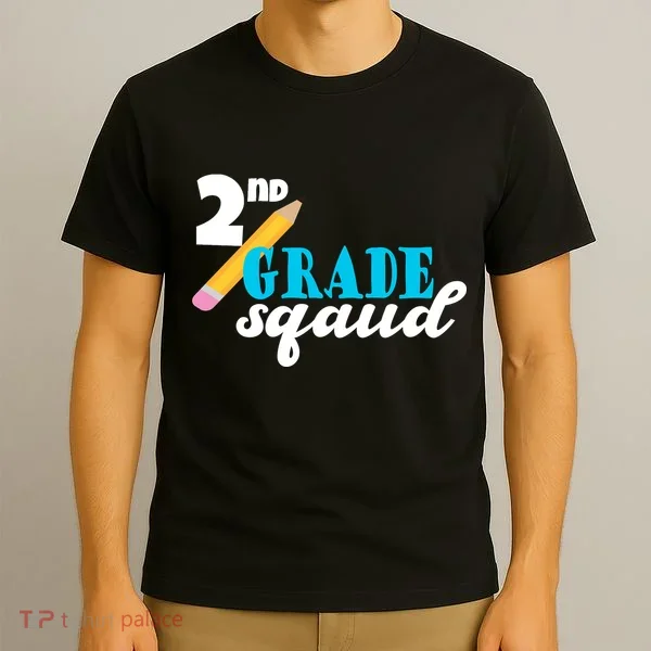 2nd Grade Squad School Pencil T-Shirt
