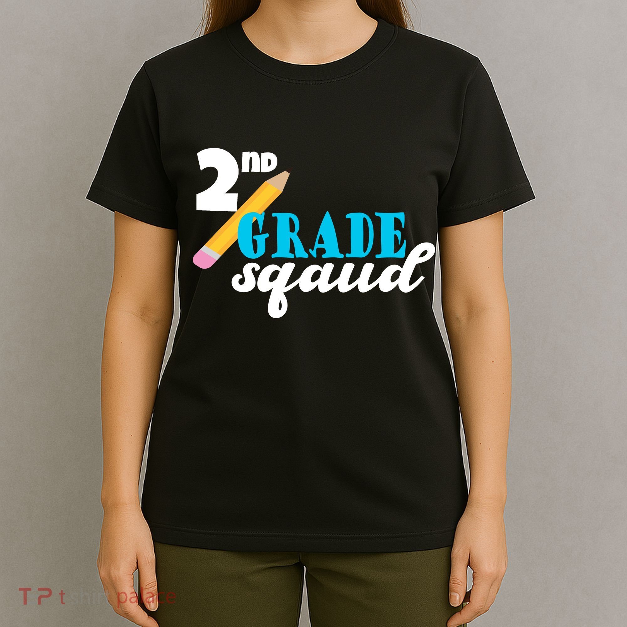 2nd Grade Squad School Pencil T-Shirt