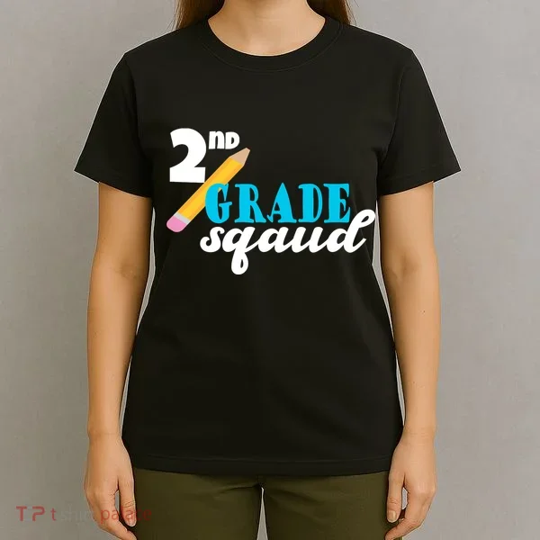 2nd Grade Squad School Pencil T-Shirt