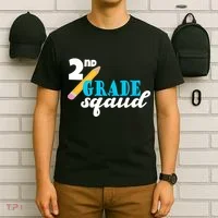 2nd Grade Squad School Pencil T-Shirt thumb 6