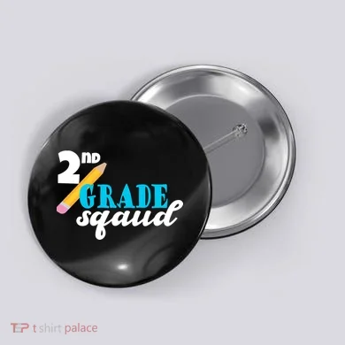 2nd Grade Squad School Pencil Button