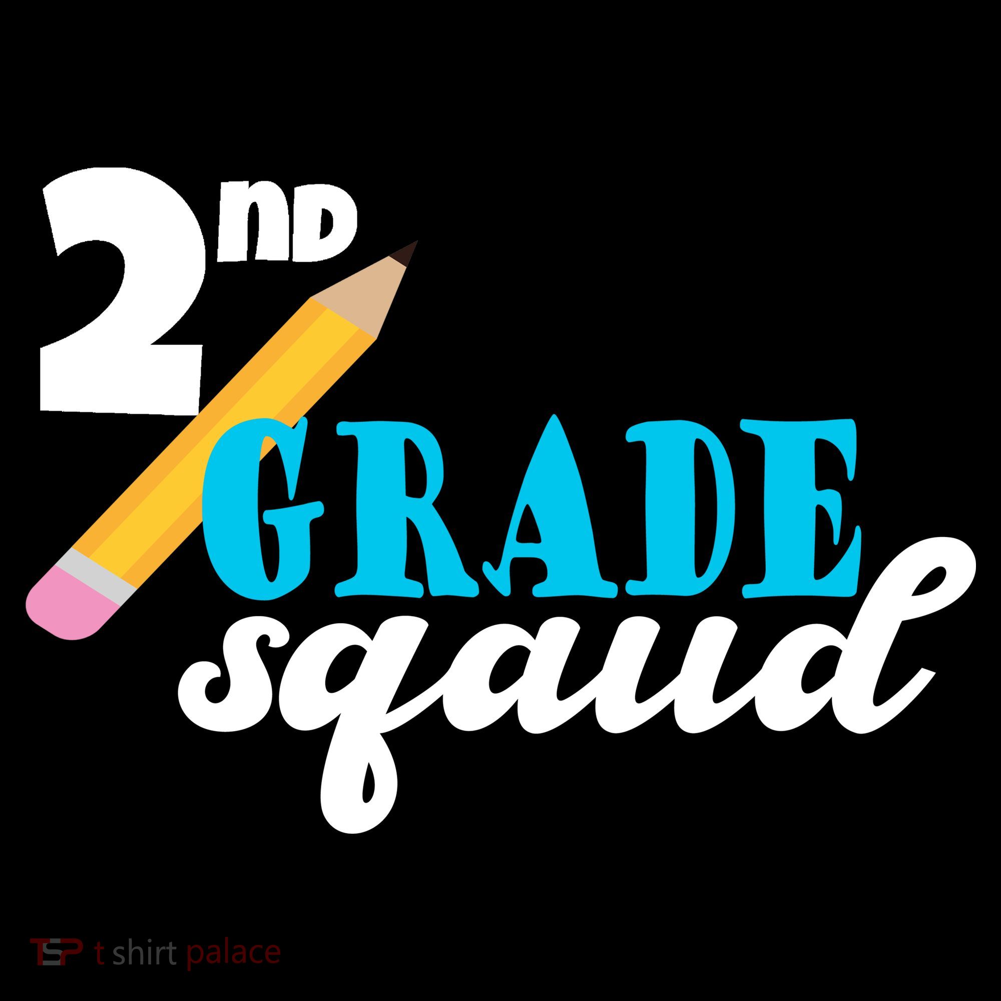 2nd Grade Squad School Pencil Button