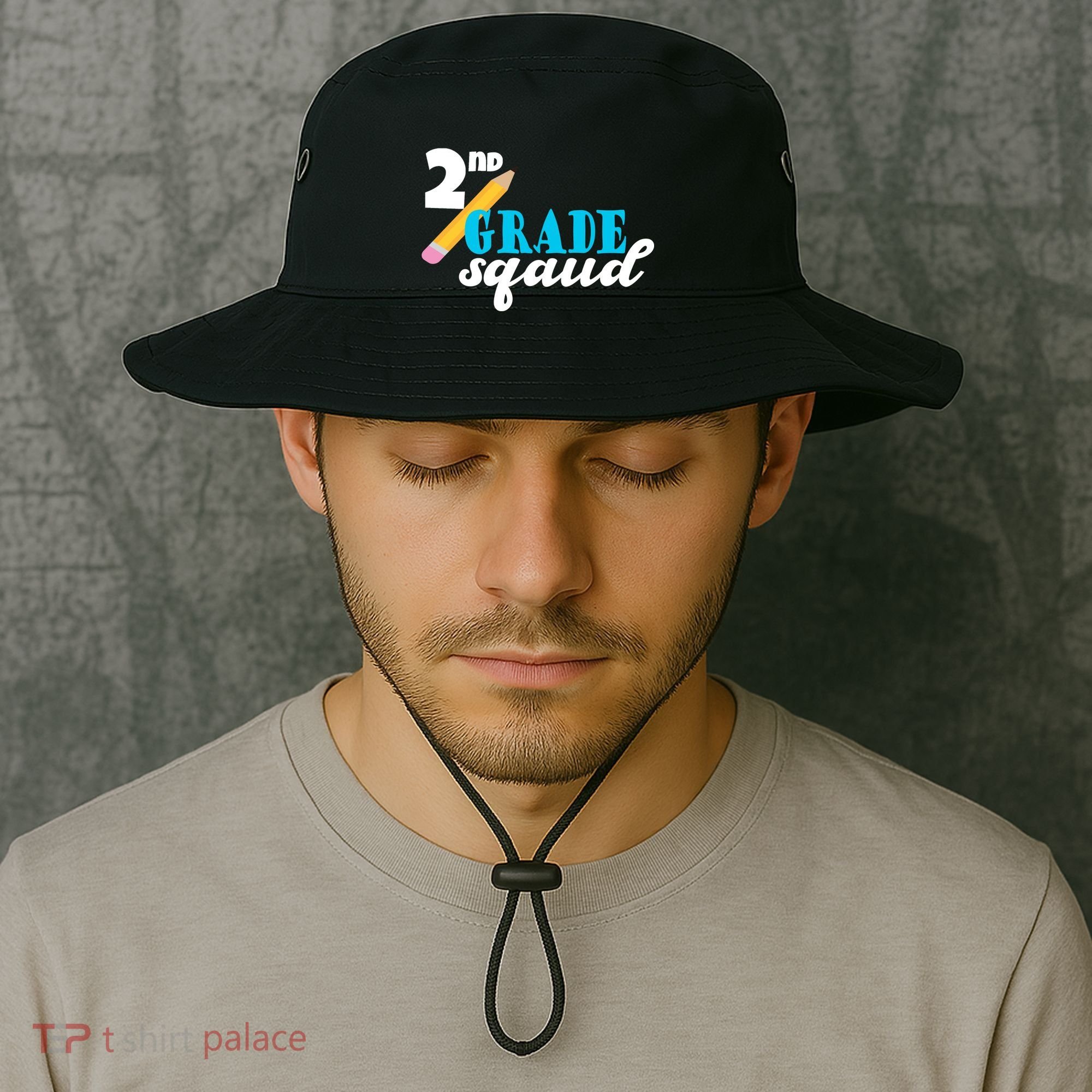 2nd Grade Squad School Pencil Bucket Hat